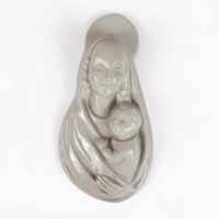 Vegine con bambino, V.M. Albissola, circa 1930 Art deco