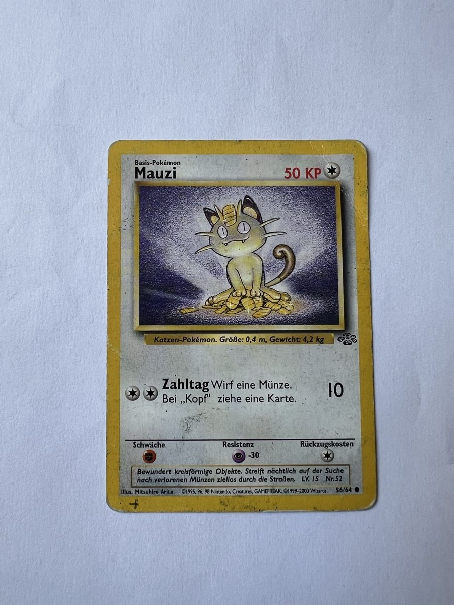 Pokémon Cartes à collectionner: Pokemonkarte Mauzi Jungle – D'occasion à Willisau par Neiro77