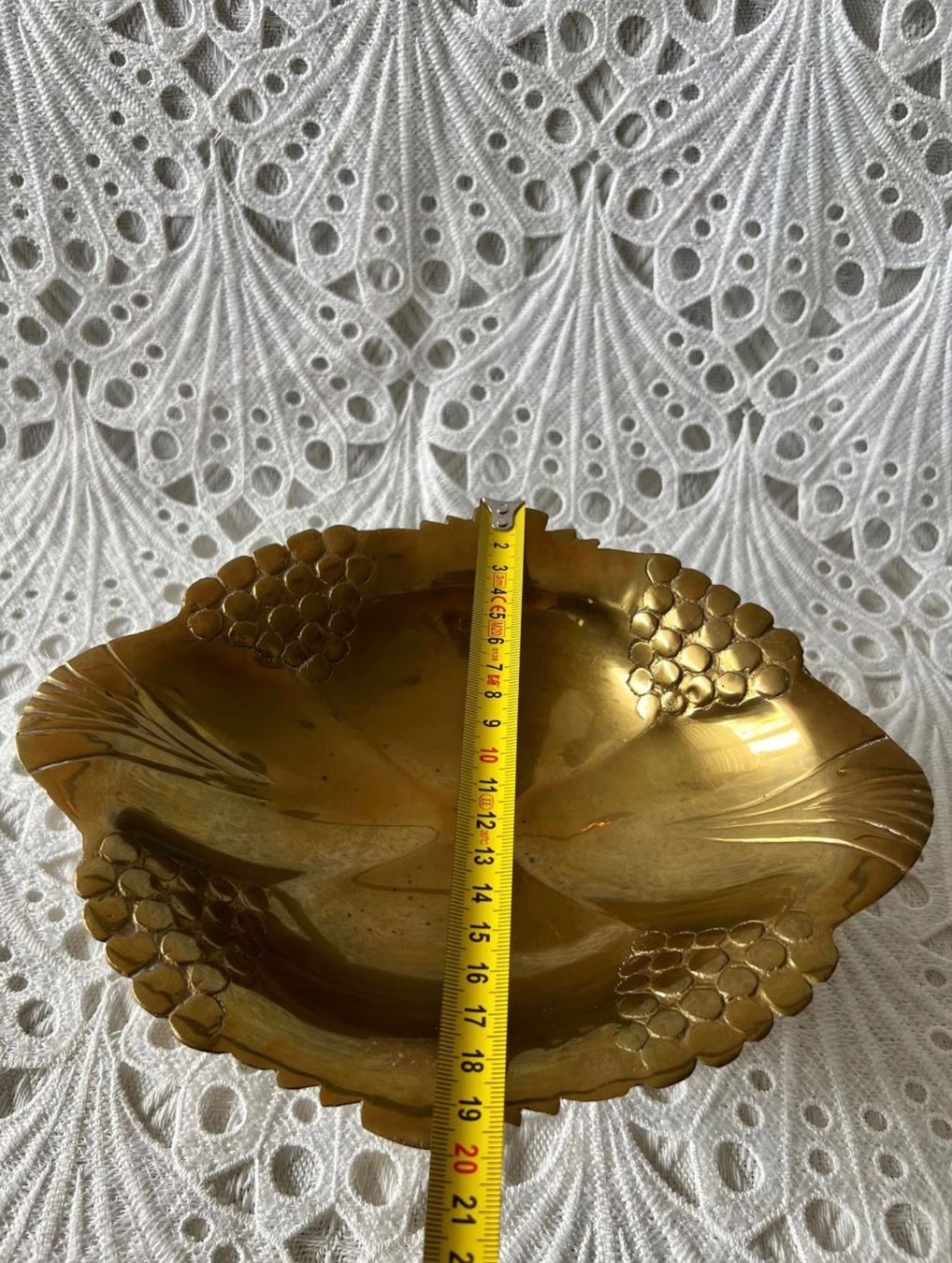 Ciotole: Messing Schale Obstschale Fruchtschale 25cm – Usato da Frenkendorf venduto da Only1 6