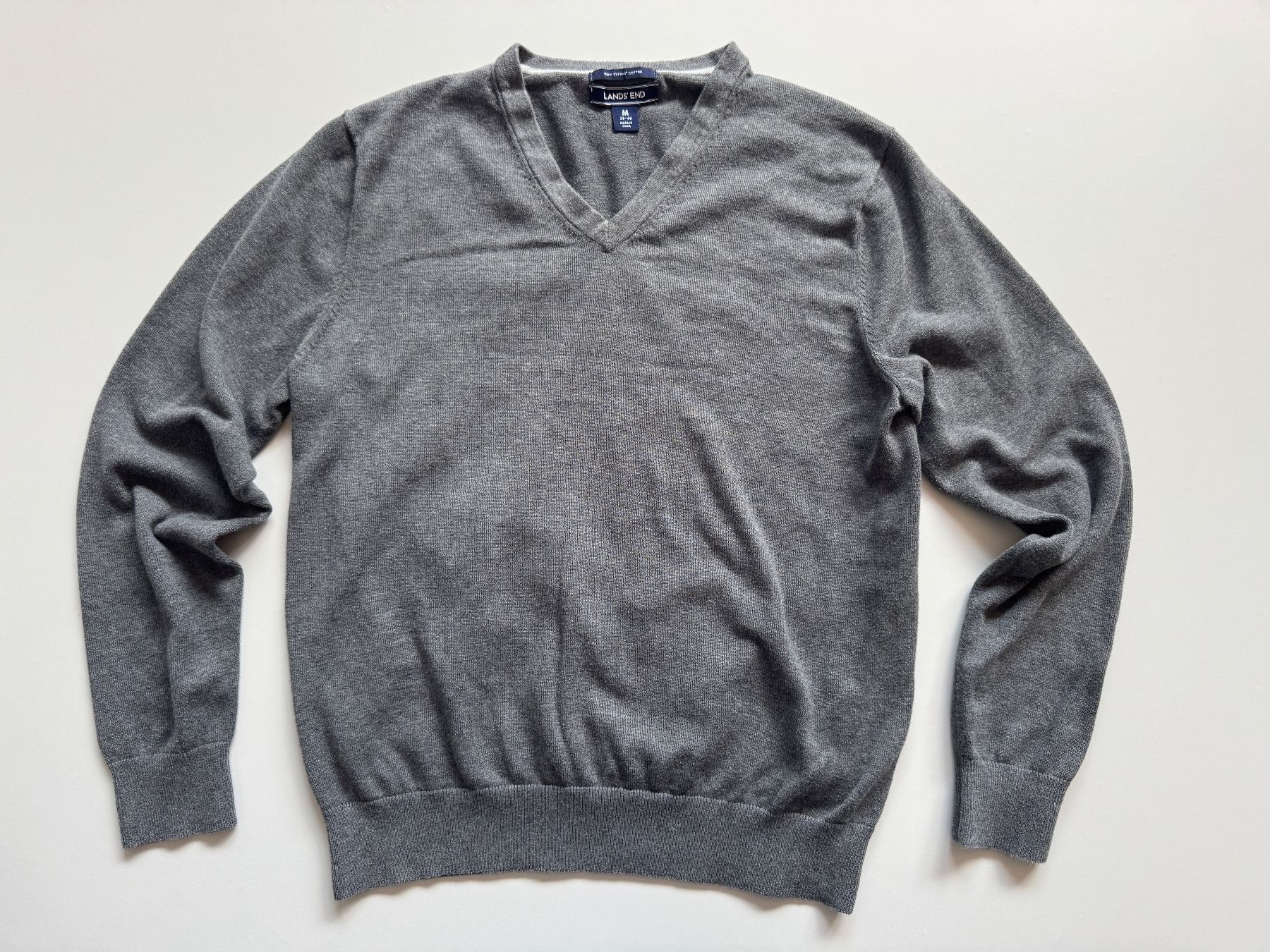 Pullover & Sweatshirts: Land's end pullover V-Neck 100% Supima cotton MEN Sz M – Gebraucht aus Neuchâtel von _Easy_to_Find_