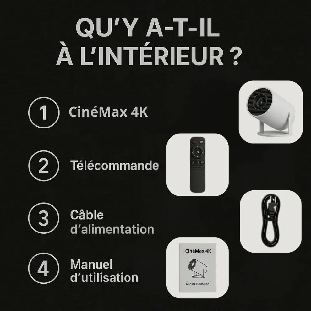 Proiettori: Ciné Max haute définition – Nuovo e nell'imballaggio originale da Conthey venduto da Michel124 5