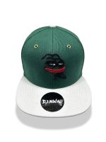 Pepe Meme 3D Embroidered Snapback Cap – neu
