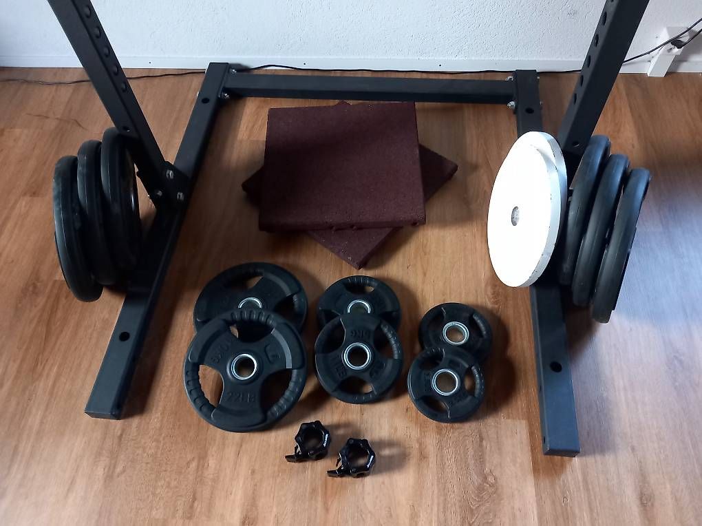 Manubri & Pesi: Langhantel + Rack + Gewichte – Usato da Altendorf venduto da fre_mb2h 1