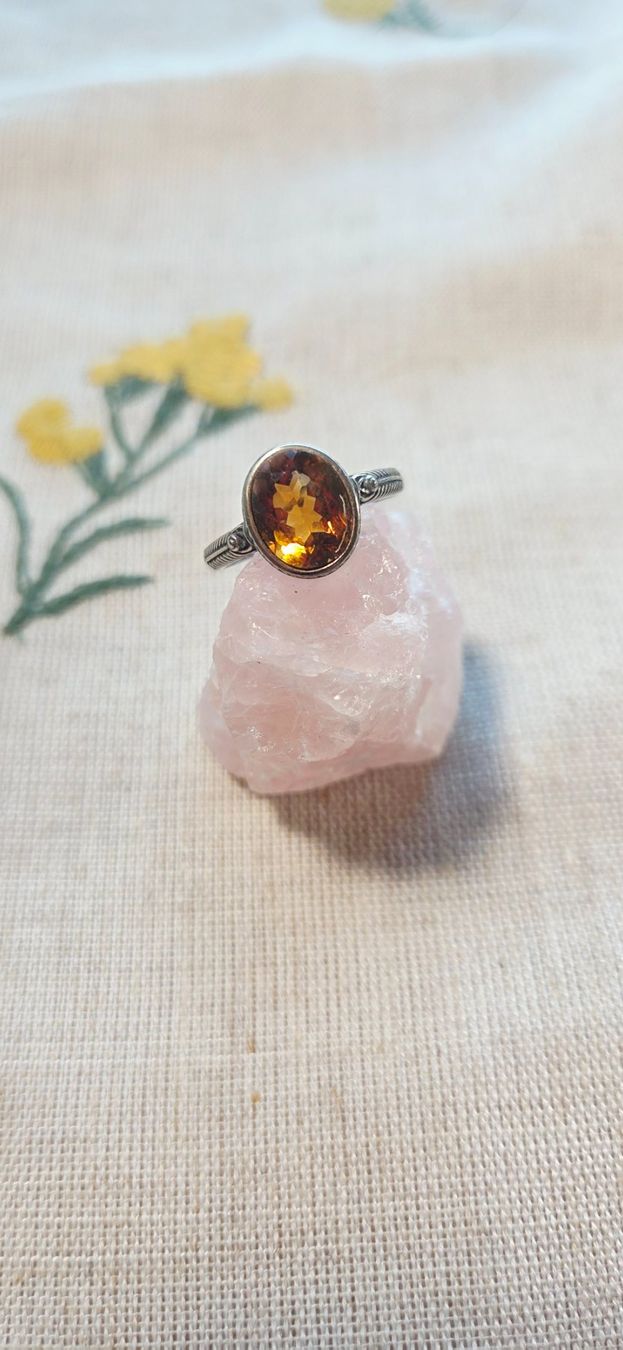 Anelli: NEW - S925 Citrine Ring (Adjustable) – Nuovo (secondo la descrizione) da Zürich venduto da cin_wcf6 3