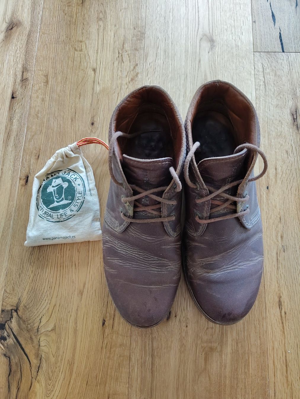 Panama Jack Scarpe da uomo: Panama Jack Lederschuhe Grösse 44 braun – Usato da Interlaken venduto da dmncmg
