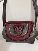 Borbonese Leder Handtasche Unikat