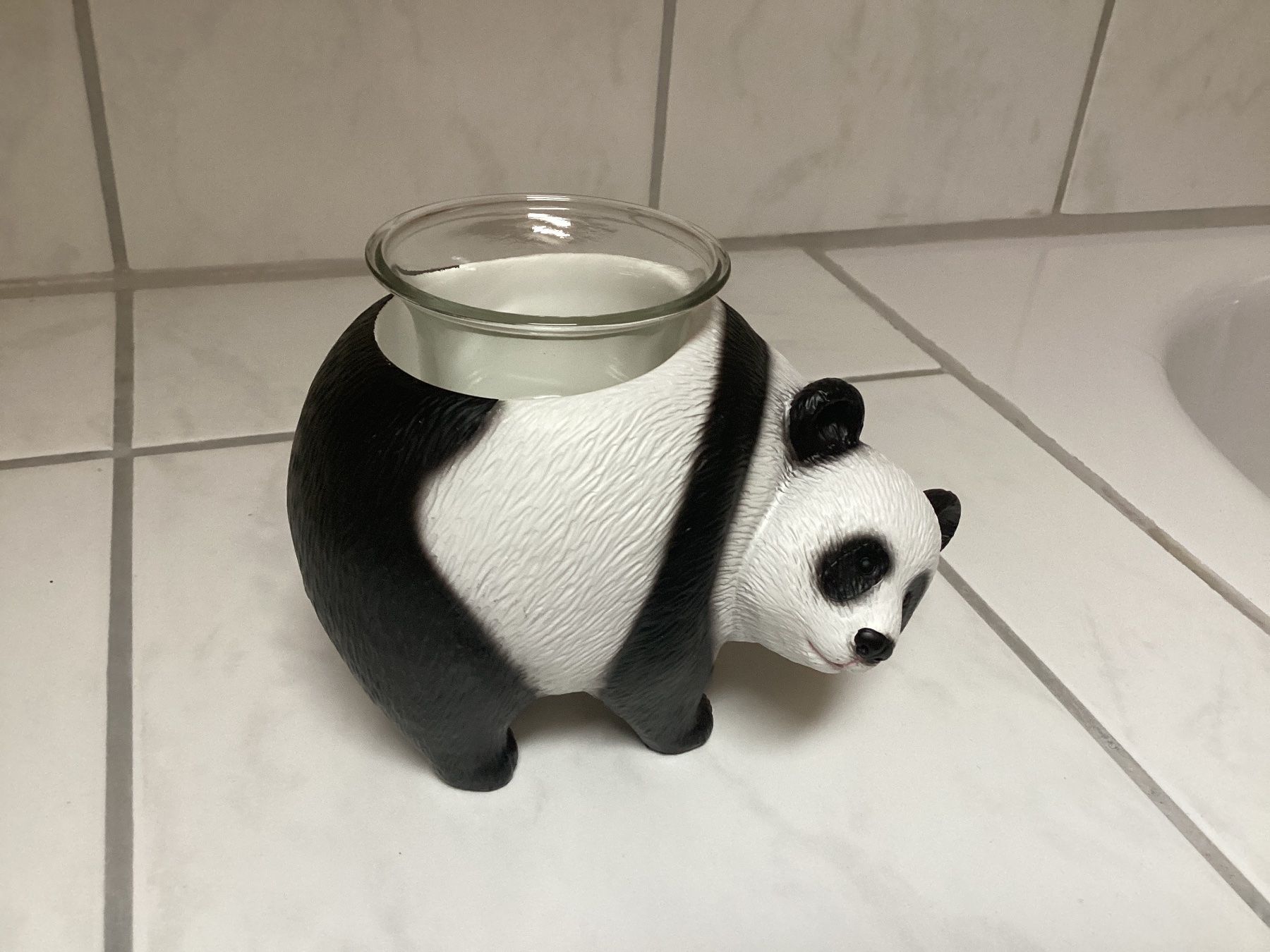 Partylite Tutte le decorazioni: Süsser Panda Teelichthalter PartyLite – Nuovo e nell'imballaggio originale da lyss venduto da Dsll