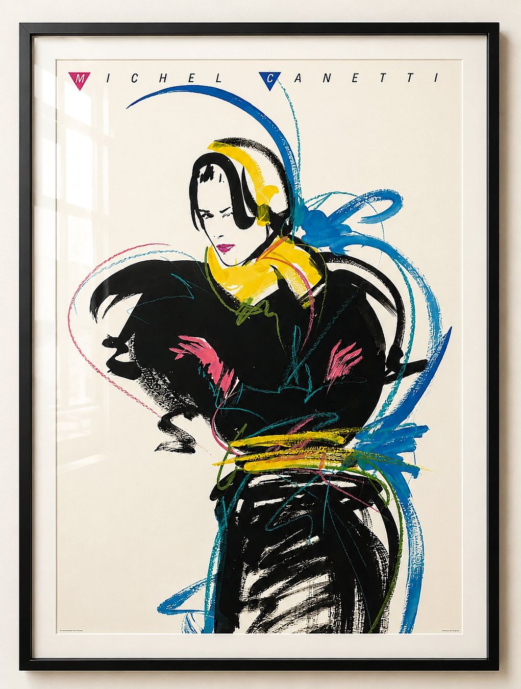 Posters & Illustrations: Affiche vintage Michel Canetti – D'occasion à Montreux par LeVintage33