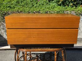 Holz Sekretär mit Klappe, vintage Zustand