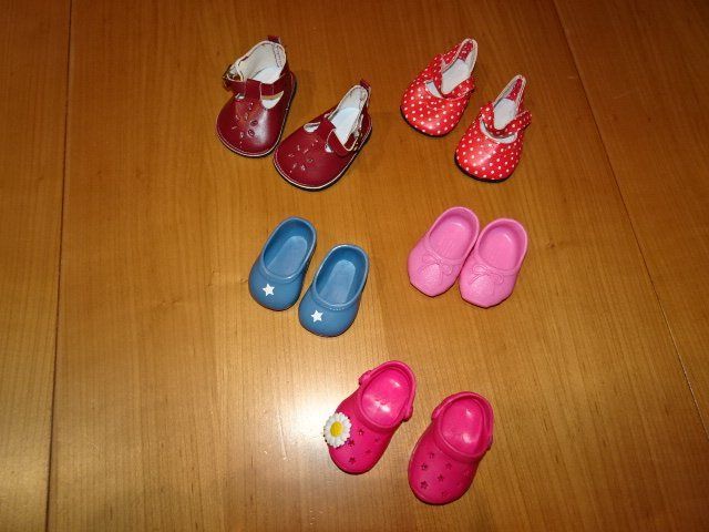 5 Paar Mini Puppenschuhe Bunt - Süße Schuhe Für 15cm/17cm Puppen