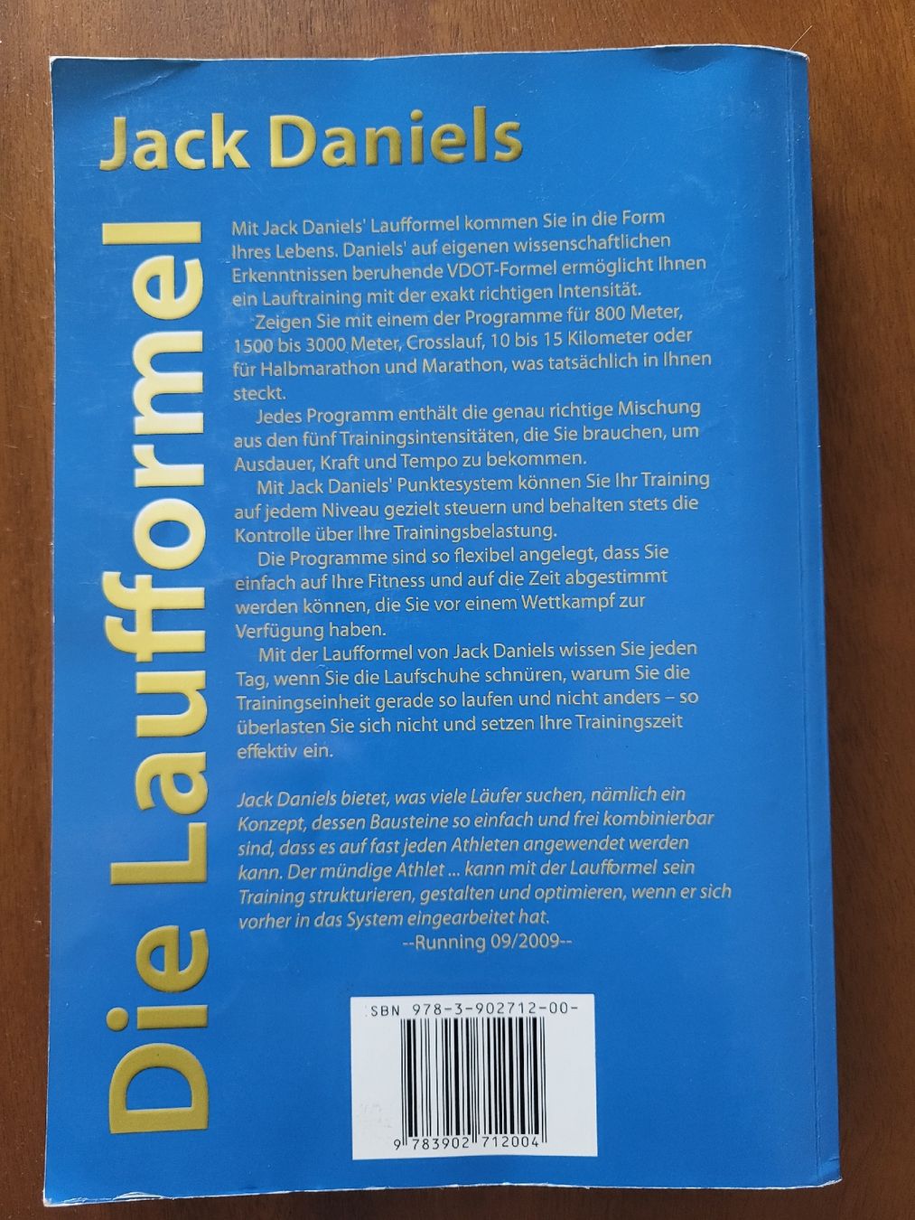 Libri: Lauftraining: Die Laufformel von Jack Daniels – Usato da Zürich venduto da GuentherZH 1