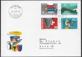 BP3) 1957, Illustrierter FDC französisch Kt. 60.-++