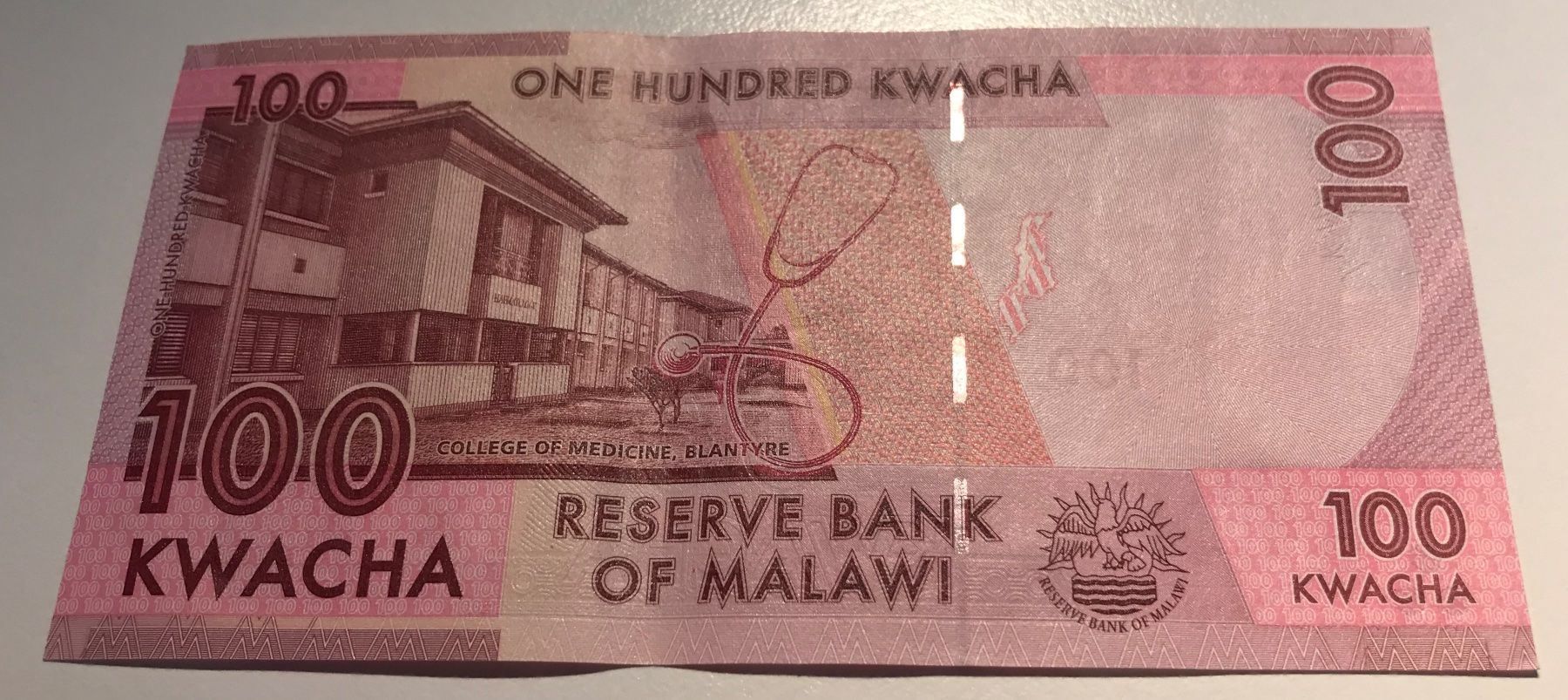 Banconote: Malawi 100 Kwacha 2016 – Usato da Algetshausen venduto da Carrhard 1