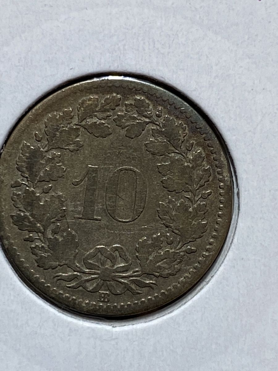 Tutti le monete: Suisse - 10 centimes - 1851 - AG  – Usato da Payerne venduto da Mike1682 1