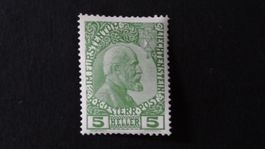 Liechtenstein Zumst. Nr. 1y**   (50.--)   166