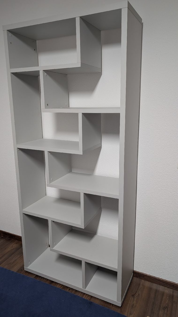 Scaffali: Regal weiss mit versetzten Fächern – Usato da Olten venduto da NicoOnline