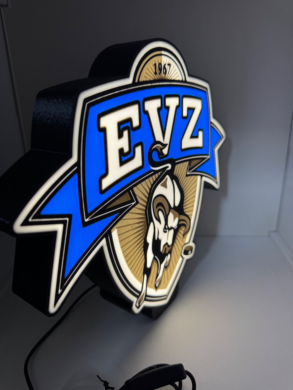 Lampen: Lightbox lumière led Hockey EVZ ZOUG – Neu (gemäss Beschreibung) aus Vicques von PAMB3D 6