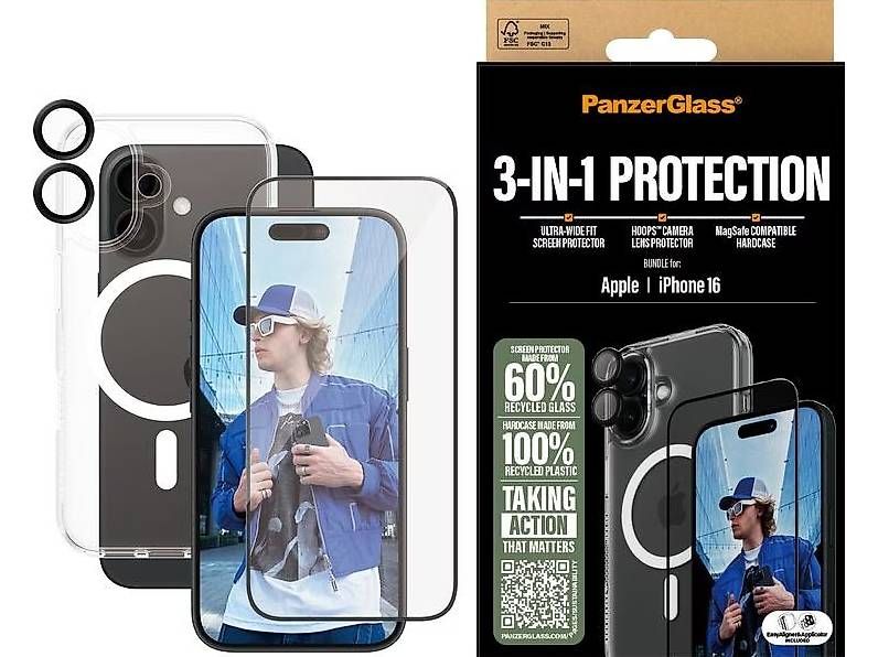 Telefoni cellulari / Smartphones: 3-in-1 Protection Bundle iPhone 16 – Usato da Staufen venduto da Shapi