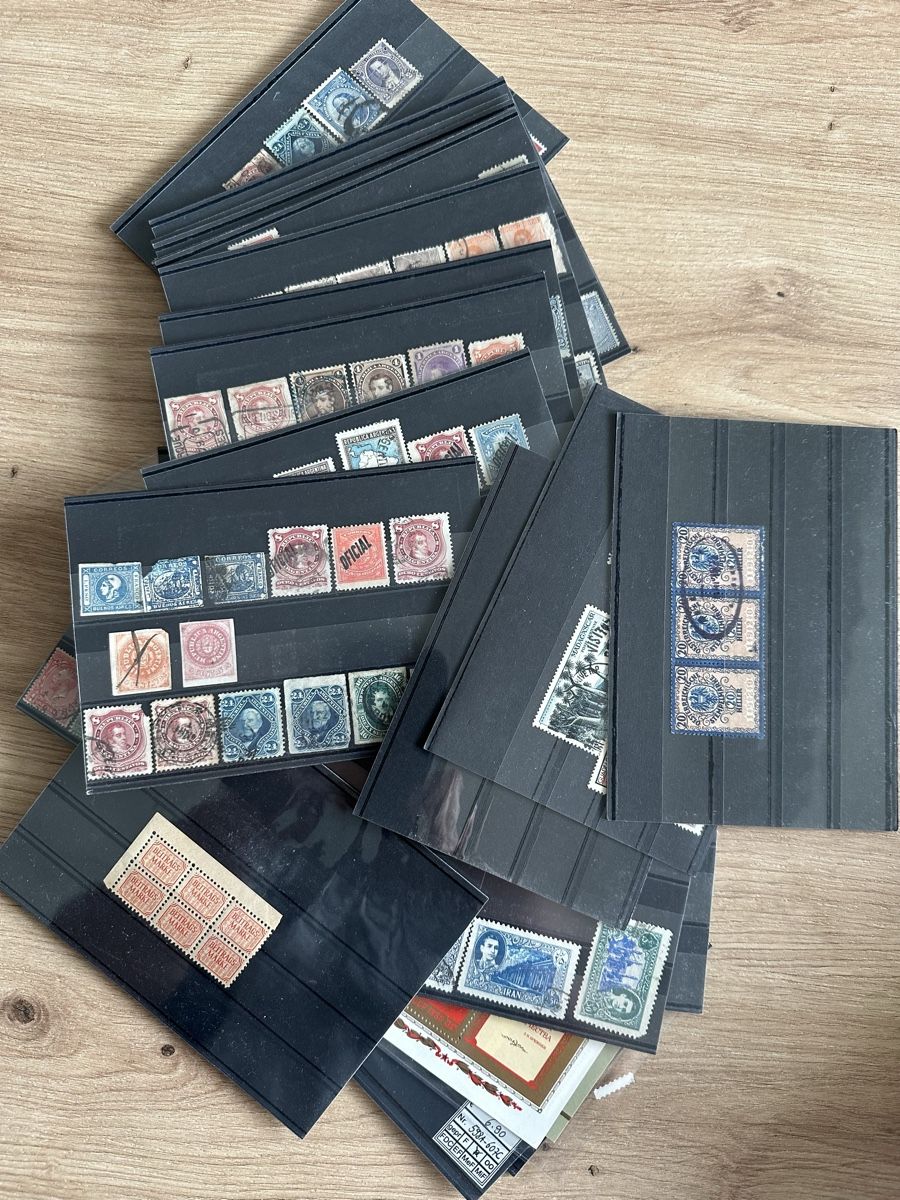 Alle Briefmarken: Kleiner Bestand in viele Einsteckkarten – Gebraucht aus Watt von maxdiroma 2