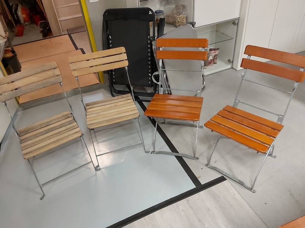 Set di tavolo e panche: Klapptisch mit 4 Klappstühle – Usato da Stalden (Sarnen) venduto da chr_s5xx 3