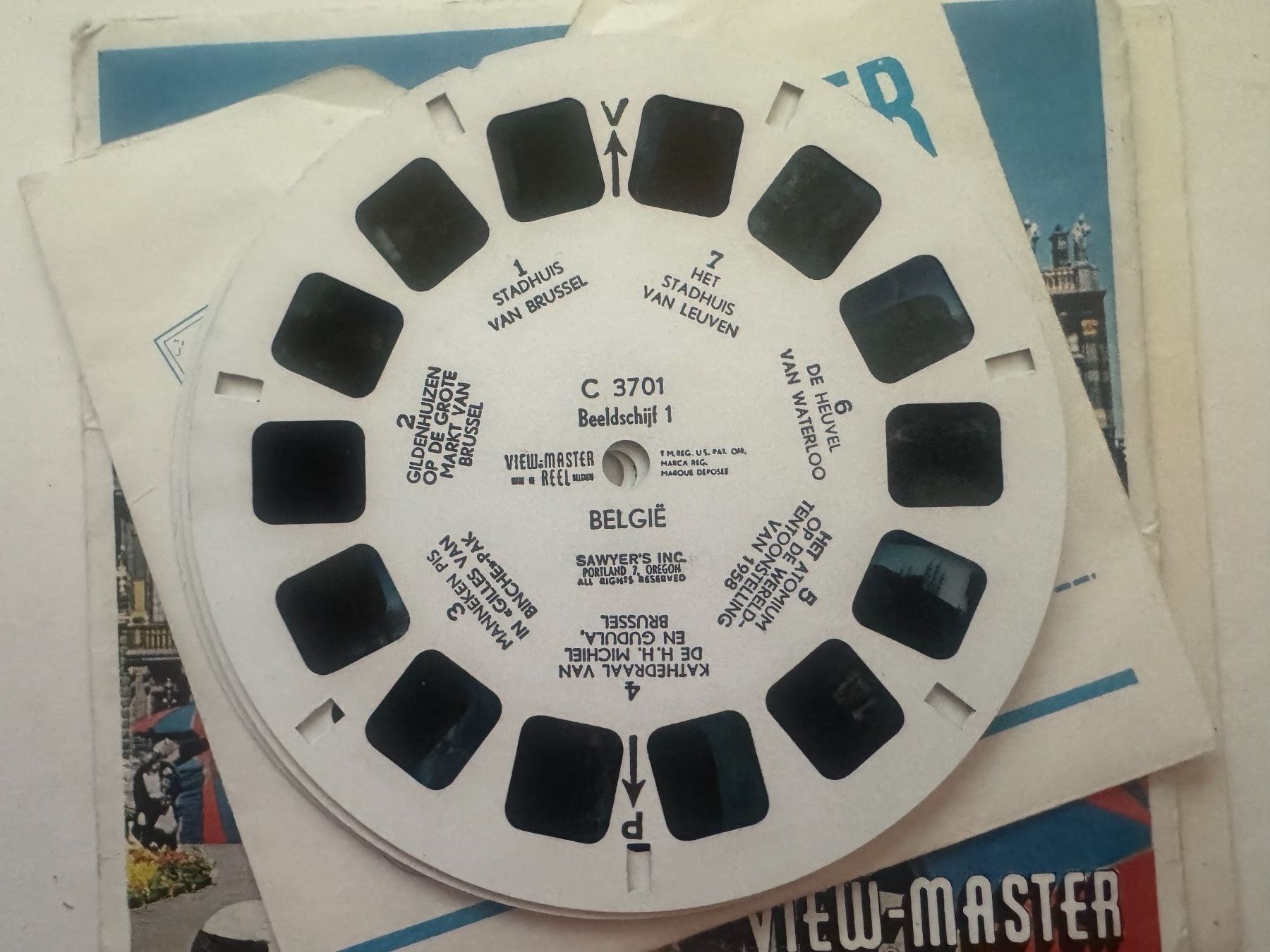View-master Spielzeuge: View-Master 3D: Nr. C 370 BELGIE (3 Scheiben) – Gebraucht aus Tegerfelden von siebenmacky 4