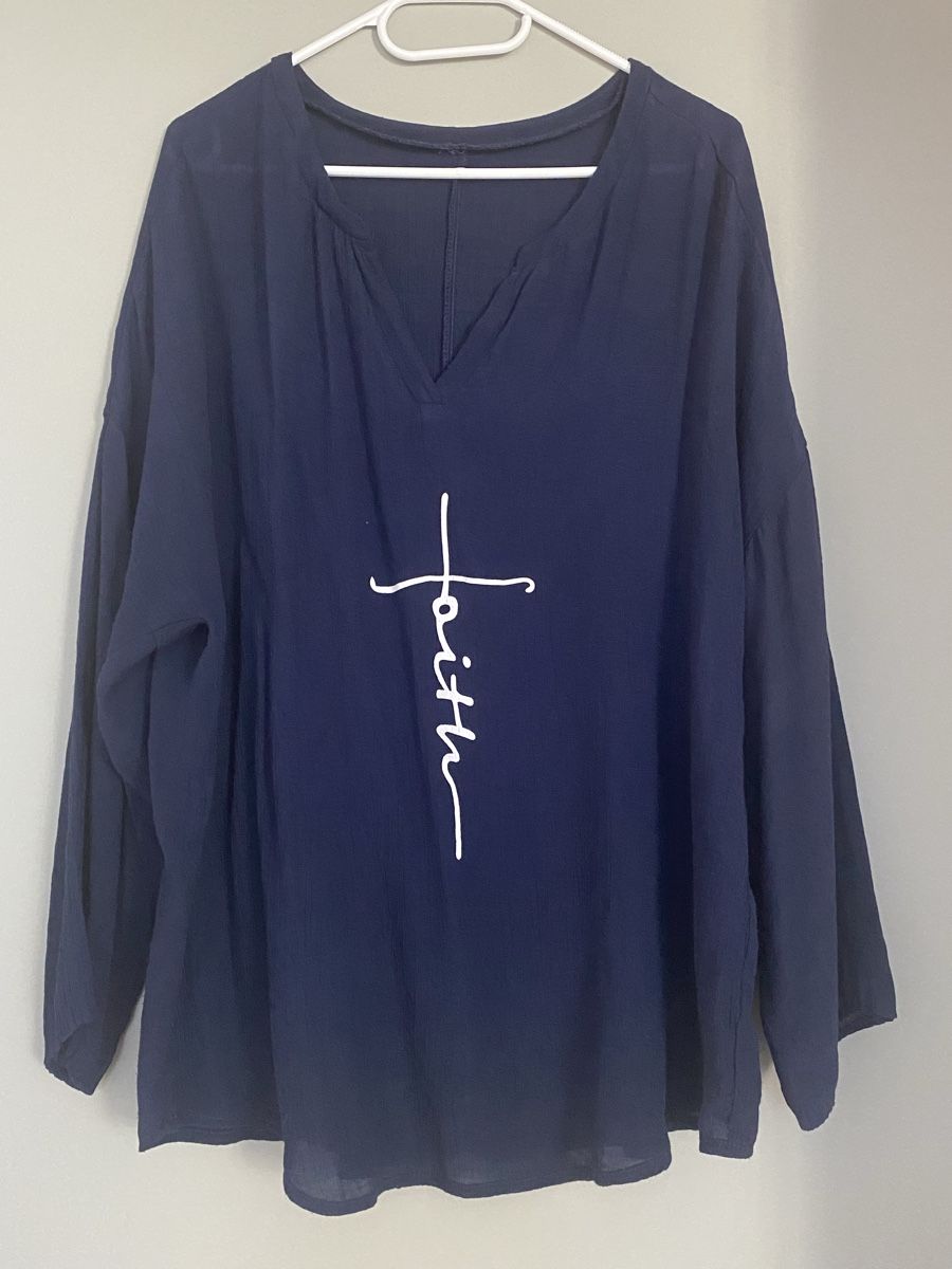 Blusen: Bluse blau Gr 42 – Gebraucht aus Brugg AG von Honeybee6