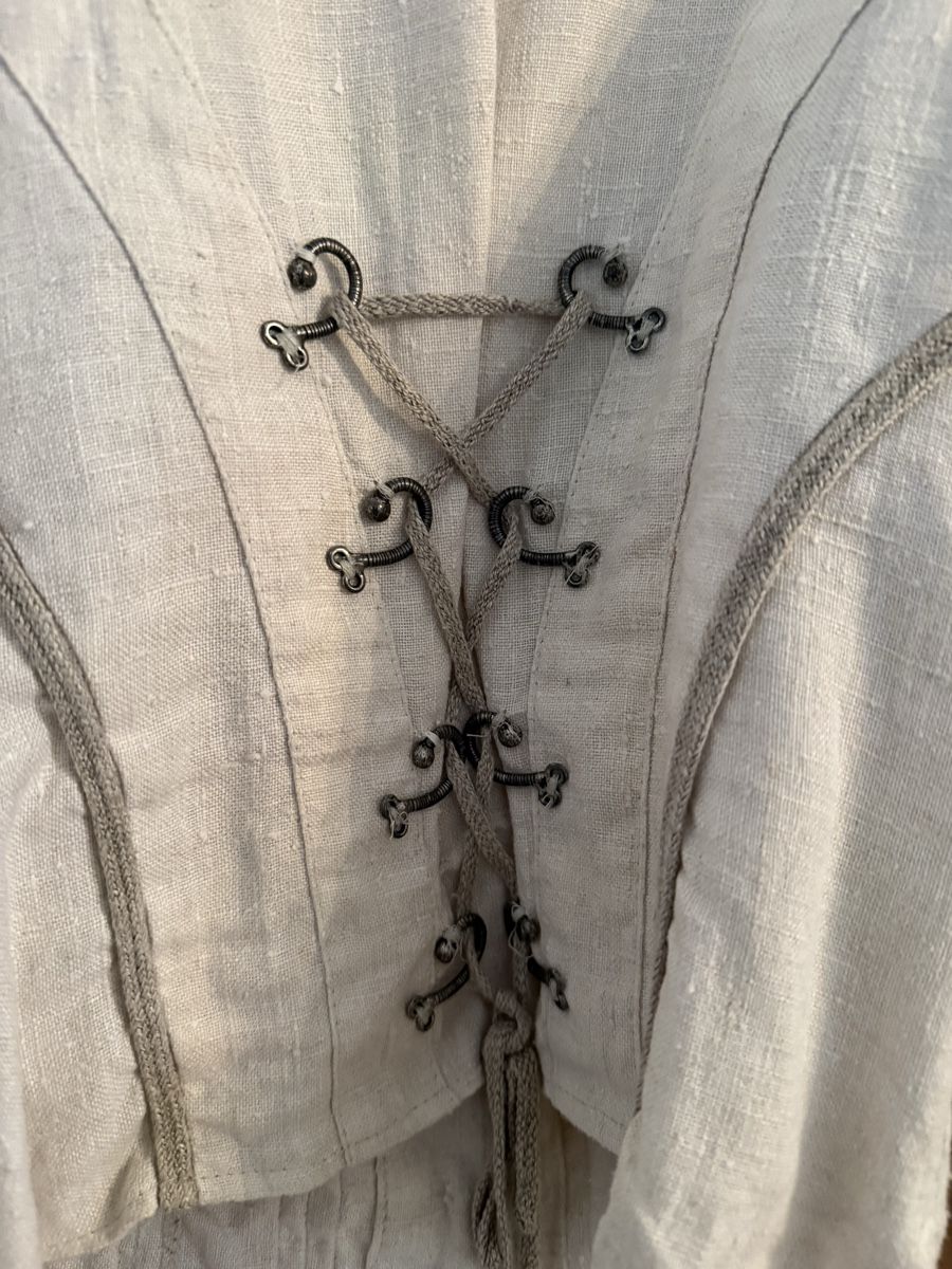 Camicette: Trachten Bluse kurz mit Puffärmel beige Grösse S – Usato da Zuzwil SG venduto da Boho-Style 6