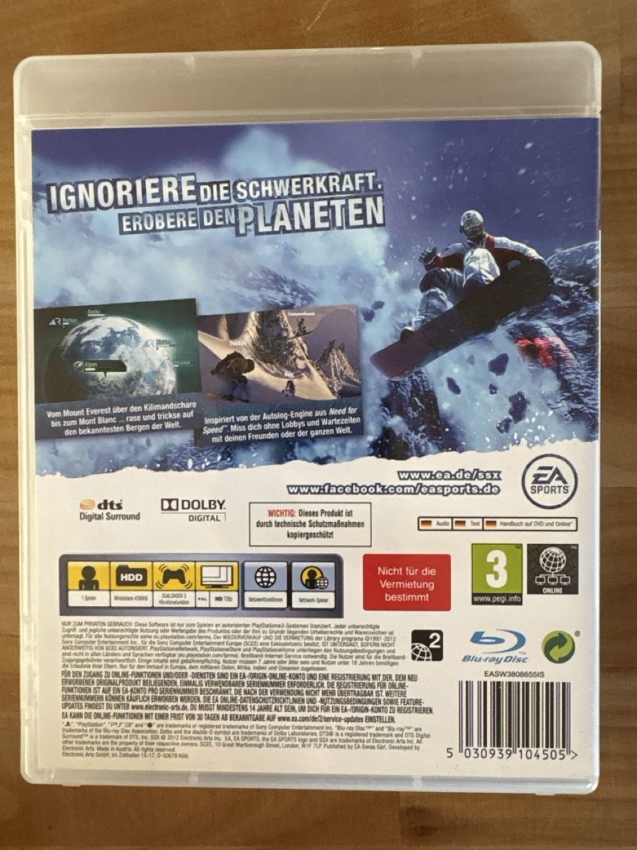 Jeux: PS3 Game / SSX – D'occasion à Rümlang par resale35 1