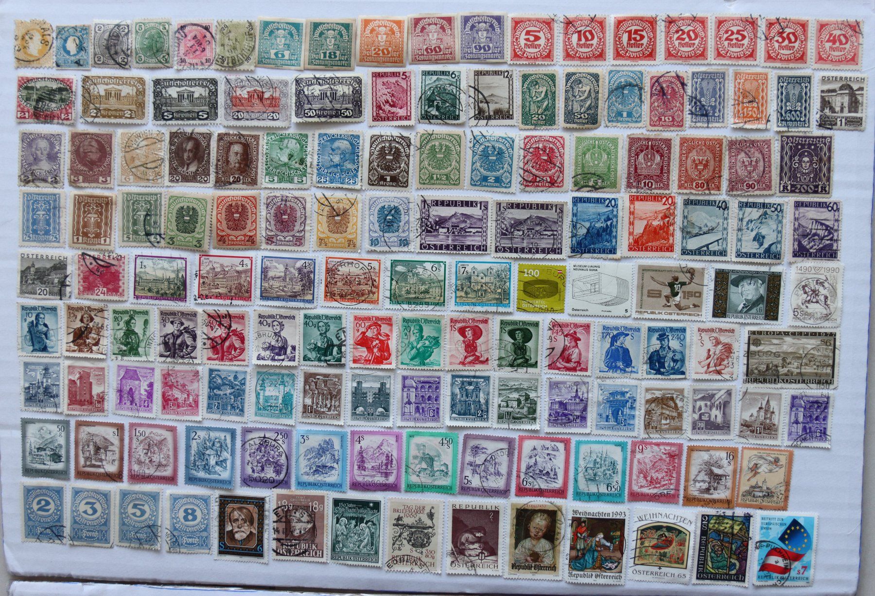 Tutti i francobolli: Briefmarken Österreich – Usato da Oberentfelden venduto da lakipul 1