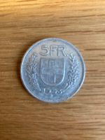 Fünfliber 5 Franken Münze von 1953