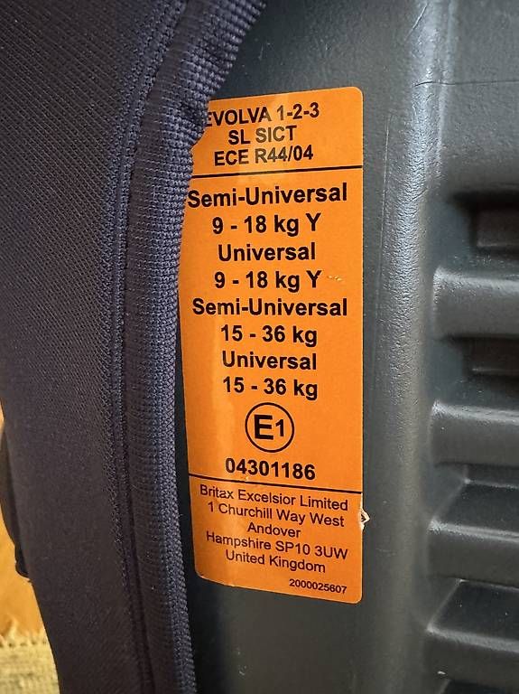 Britax Römer Seggiolini per auto: Britax Römer Evolva 1-2-3 SL SICT blau – Usato da Winterthur venduto da Masterdan 3