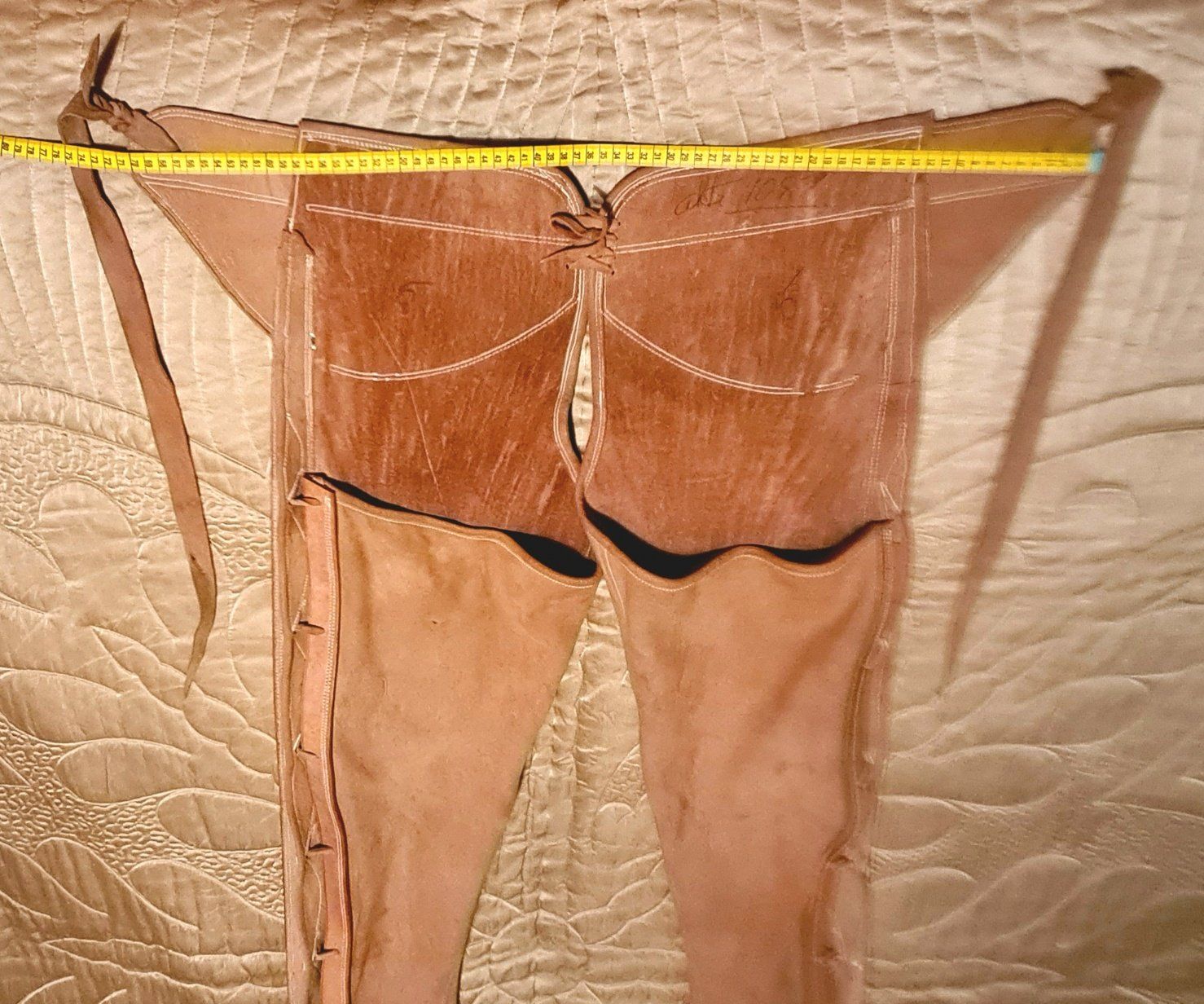 Hosen: Chaps Mexicain cuir souple et doux – Neu (gemäss Beschreibung) aus Basel von Cronchi1 3