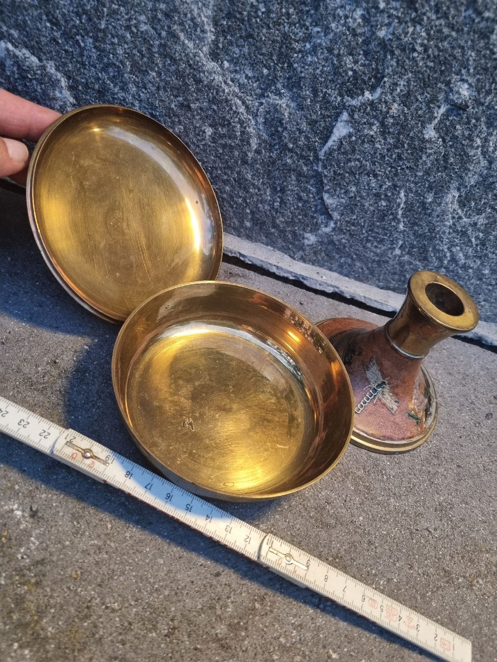 Vasen & Gefässe: Schmuckdose + kerzenständer vintage – Gebraucht aus Ostermundigen von vintage60 2