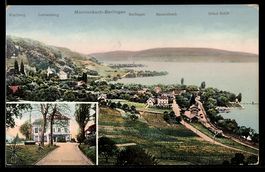 AK Mannenbach-Berlingen, Ansicht mit Hotel Schiff und Louise