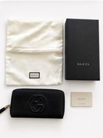 Gucci Leder Portemonnaie Schwarz
