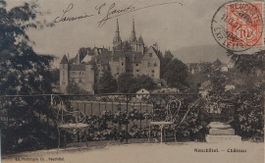 NEUCHÂTEL - Le Château - 1907