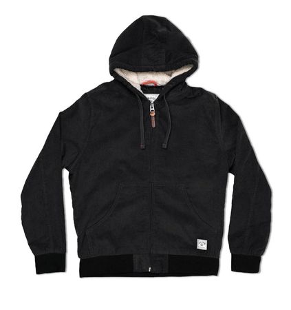 Jacke - Corduroy Bunker Hoodie - Iron & Resin