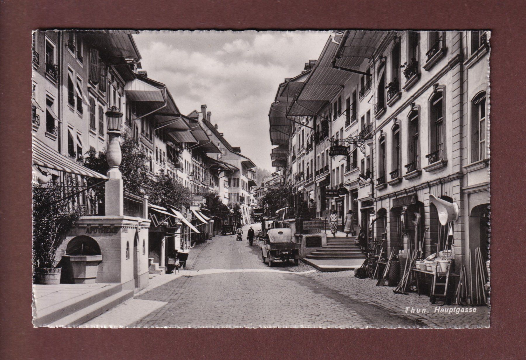 Ansichtskarten: THUN - Hauptgasse - Auto – Gebraucht aus Pully von nicecards