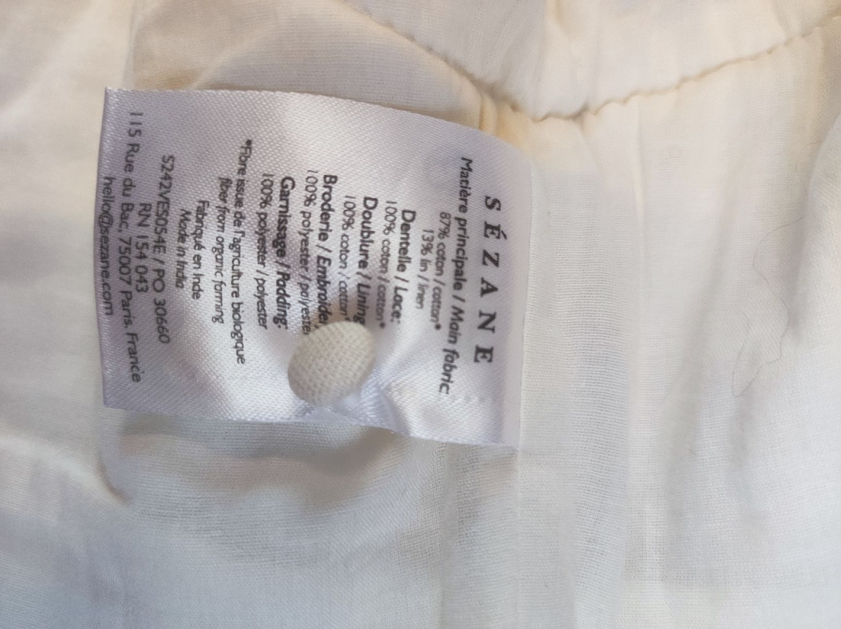 Sezane Gilets: Sezane ETHAN JACKET Ecru Grösse 34 neu – Neuf (Voir description) à Ittigen par deb_2d5g 3