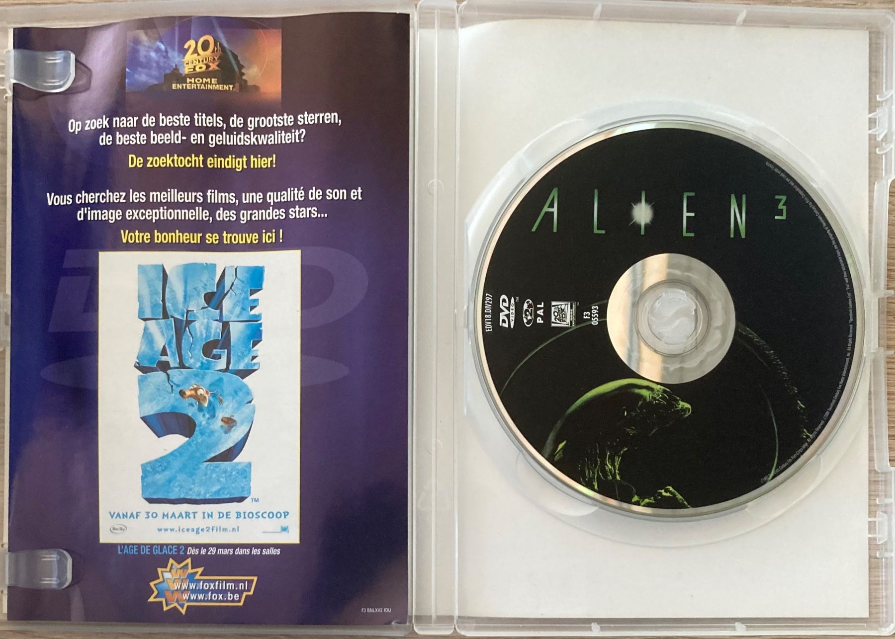 Tous les DVDs: ALIENS 3 – D'occasion à Poliez-Pittet par Newtown-Records 2
