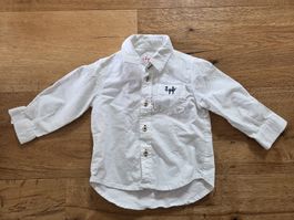 Weisses Hemd, 9 Monate, ca. Gr. 68 - 74, weiss, neuwertig