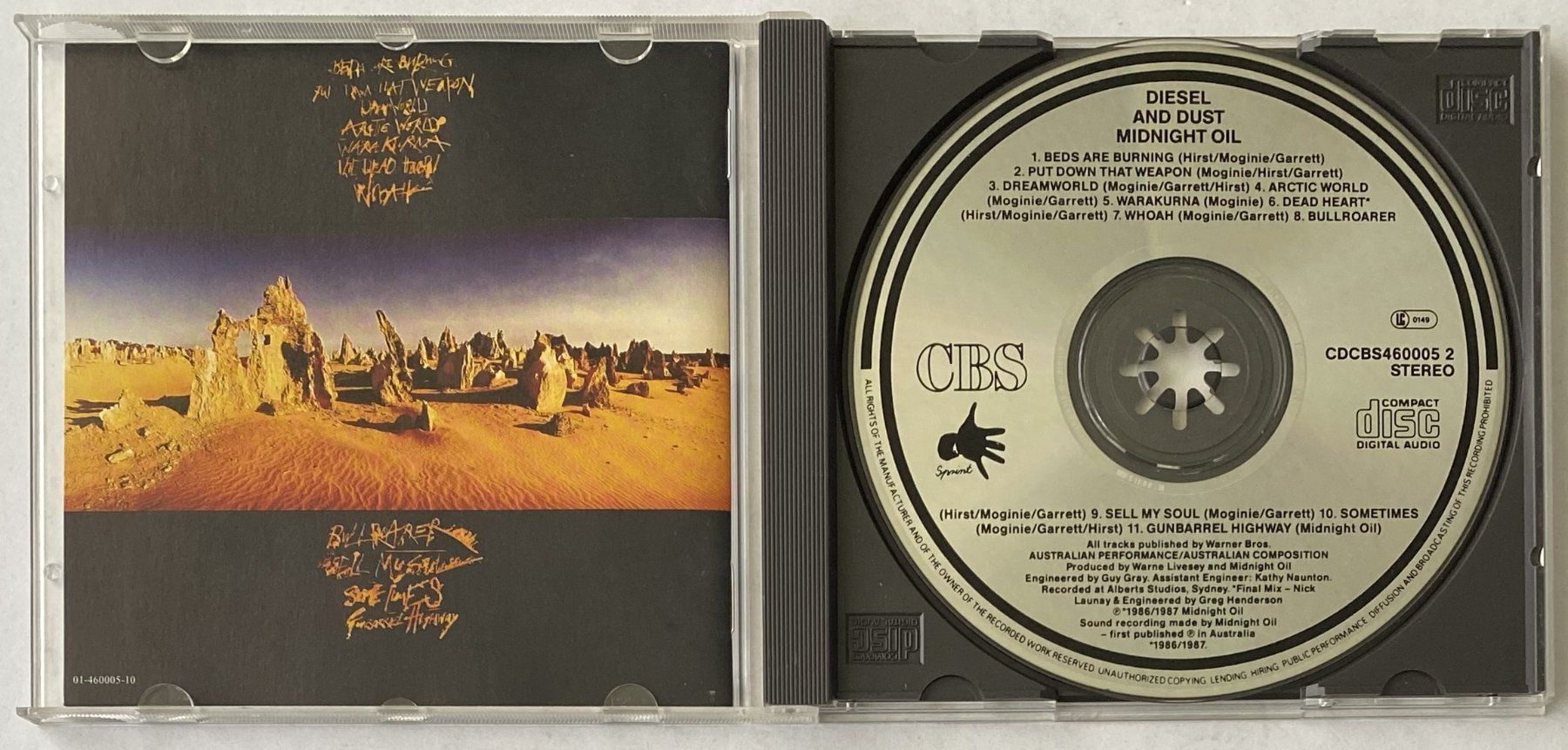 CDs: Midnight Oil, Diesel and Dust – Gebraucht aus Flums von Asquillo 2