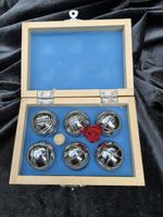 Boule Set 6 Metallkugeln in Holzkiste