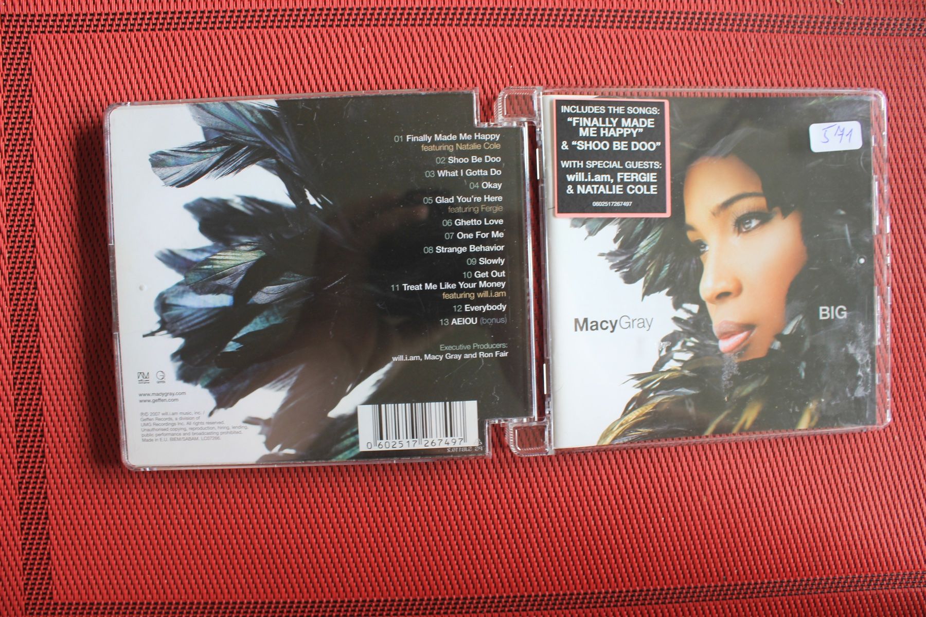 CD: CD Macy Gray Big Geffen ( 571) – Usato da Geroldswil venduto da schlumpf1969