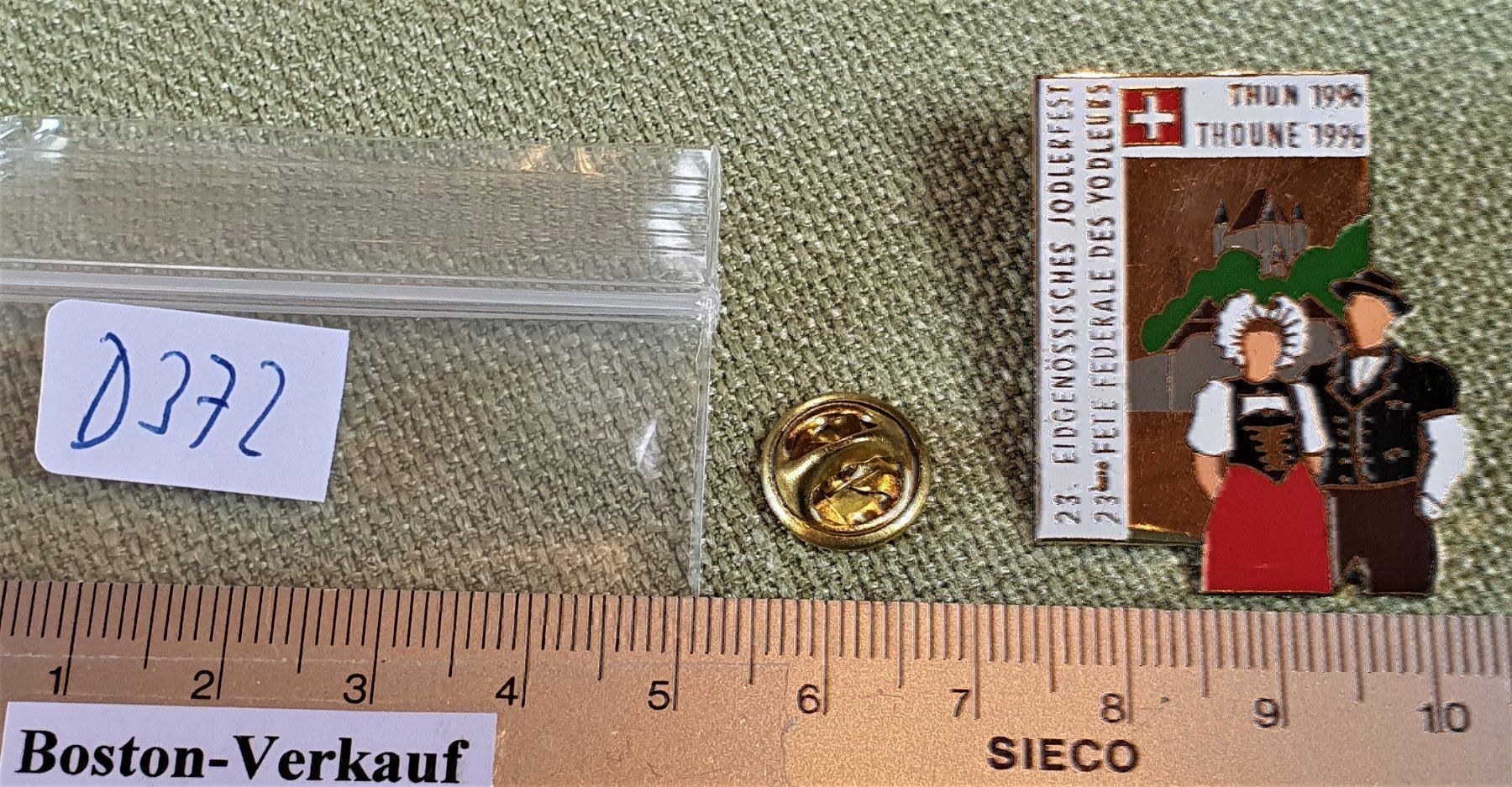 Spille & Fermagli: D372 - Pin Jodlerfest Thun Bern 1996 CH – Usato da Reinach BL venduto da Boston-Verkauf 2
