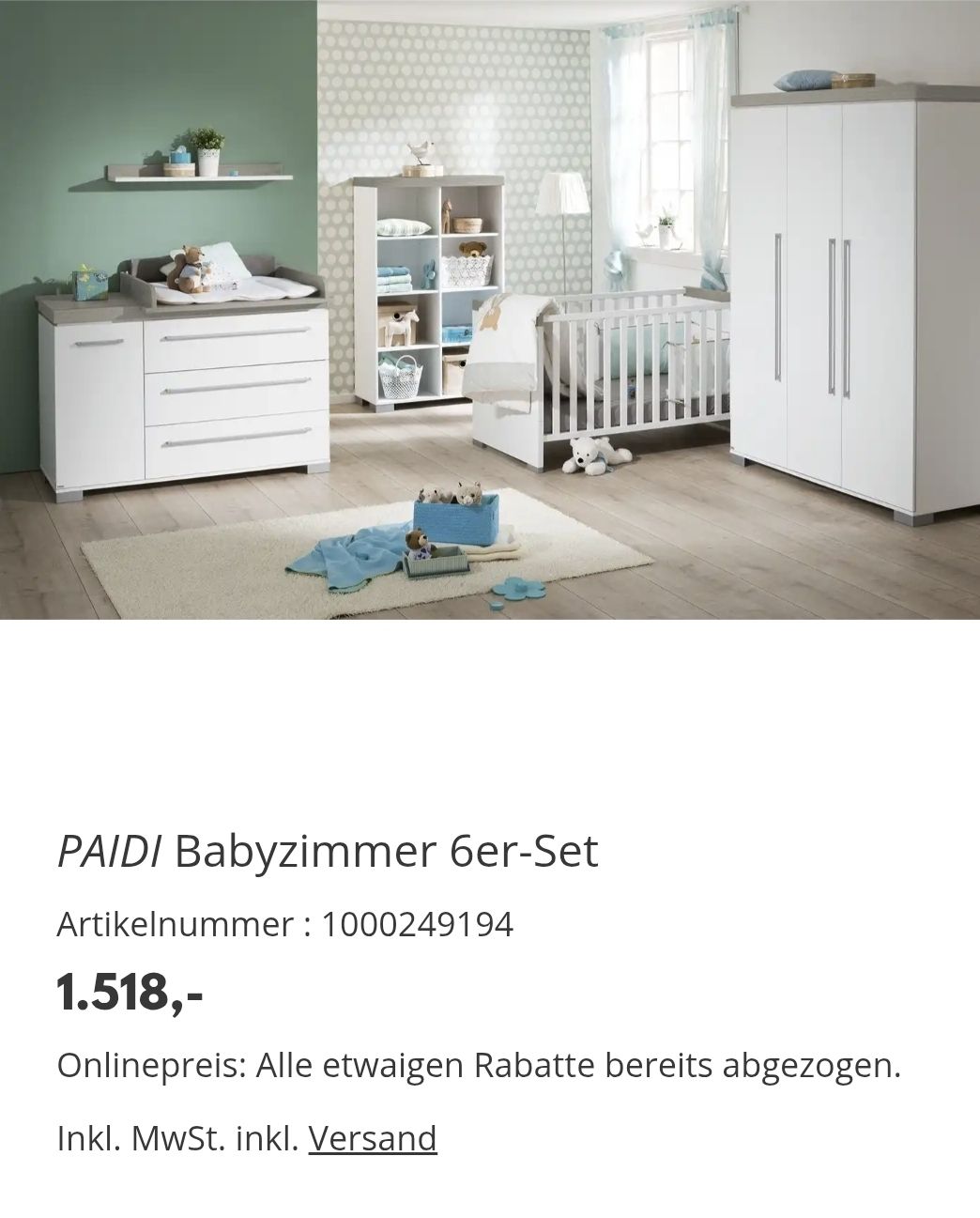 Paidi Letti: Paidi Babyzimmer – Usato da Knonau venduto da pre_dw6z