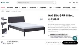 Bettgestell Hasena Grip II 120x200 cm