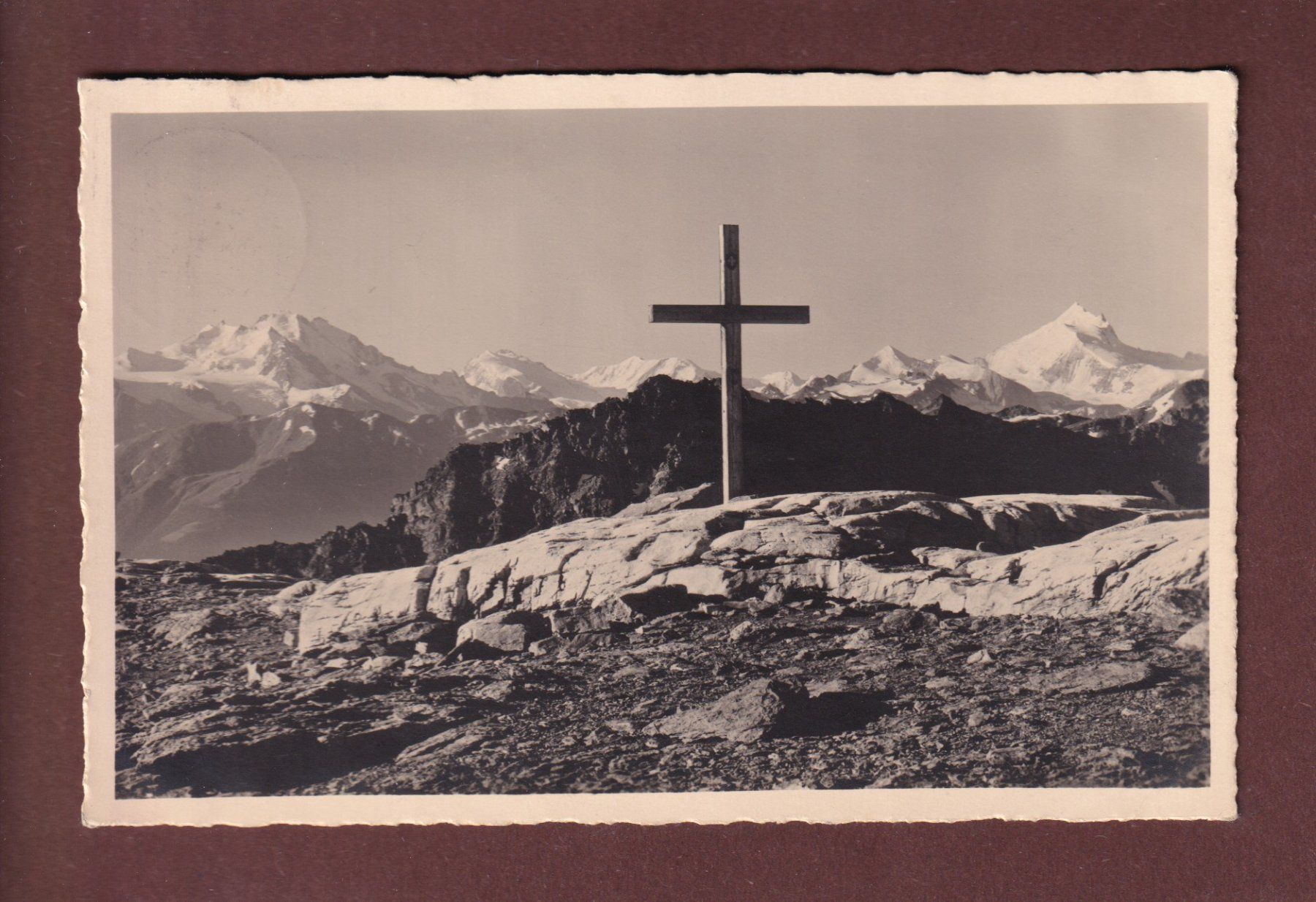 Ansichtskarten: LÖTSCHENPASS - E. Gyger - 1931 – Gebraucht aus Pully von nicecards-shop