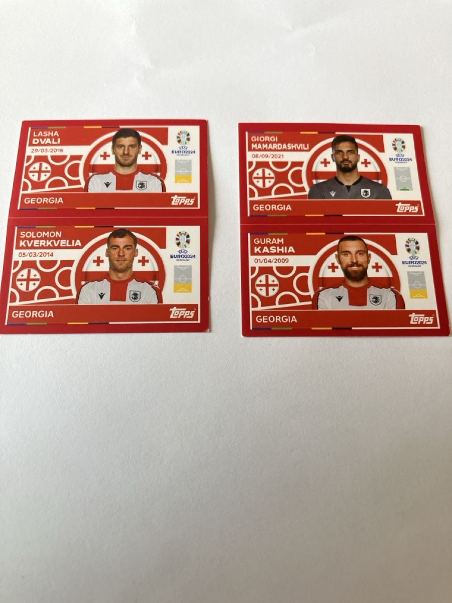 Topps Carte collezionabili: Topps Euro 2024 Georgien – Usato da Bülach venduto da gmeli84