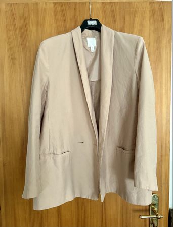 H&M Blazer, Grösse 44, lachsfarben Frühling/Sommer 